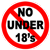 No Under 18 Allowed